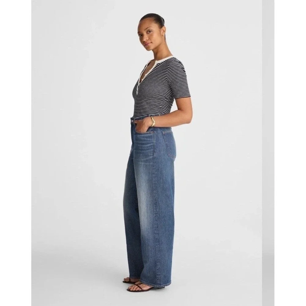 Madewell NWT Tall Curvy Perfect Vintage Wide Leg Jeans Harvey Wash 30T Tall